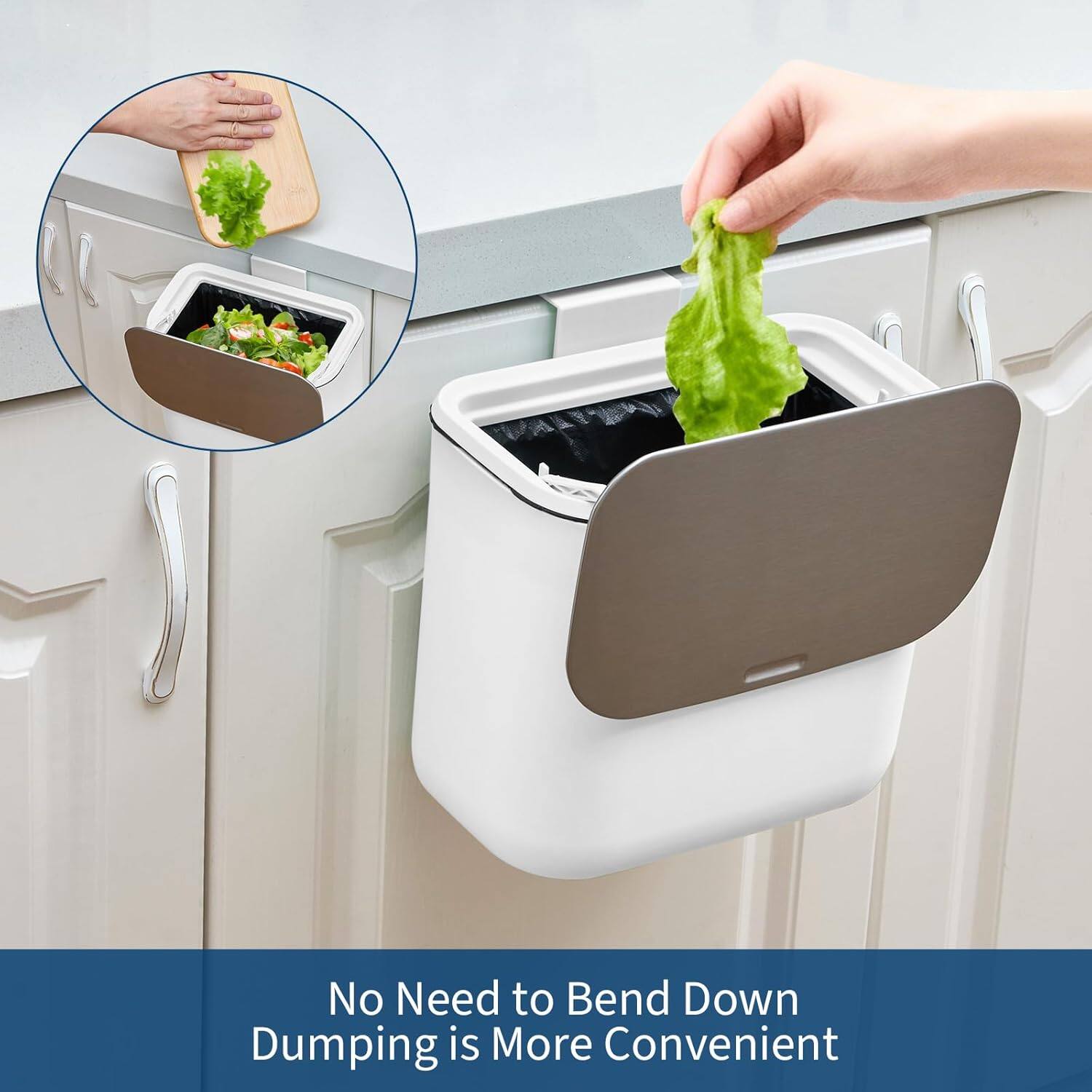 No Need to Bend Down  
Dumping is More Convenient