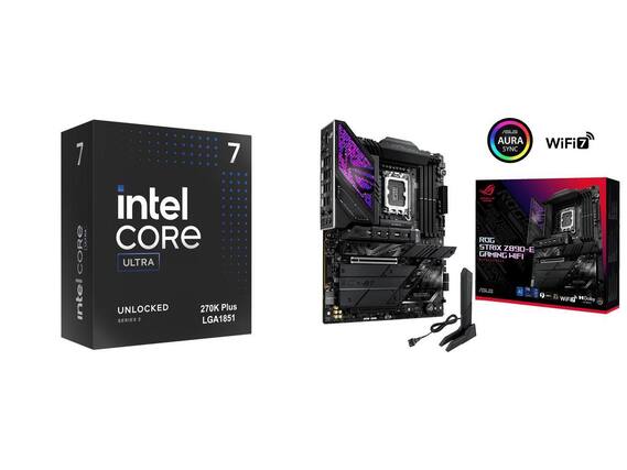 1 VH CORE ULTRA Intel 7 intel CORE ULTRA UNLOCKED 270K Plus SERIES 2 LGA1851 /E AURA WiFi 7 SYNC : : ROG STRIX Z890-E GAMING WIFI ASUS