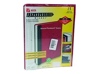 ACCO EXPANDABLE Binder  
Reliure extensible  
Carpeta extensible  

Genuine Pressboard® Covers  

Letter Size Paper  
Papel de Letra  

1 #47 8 T