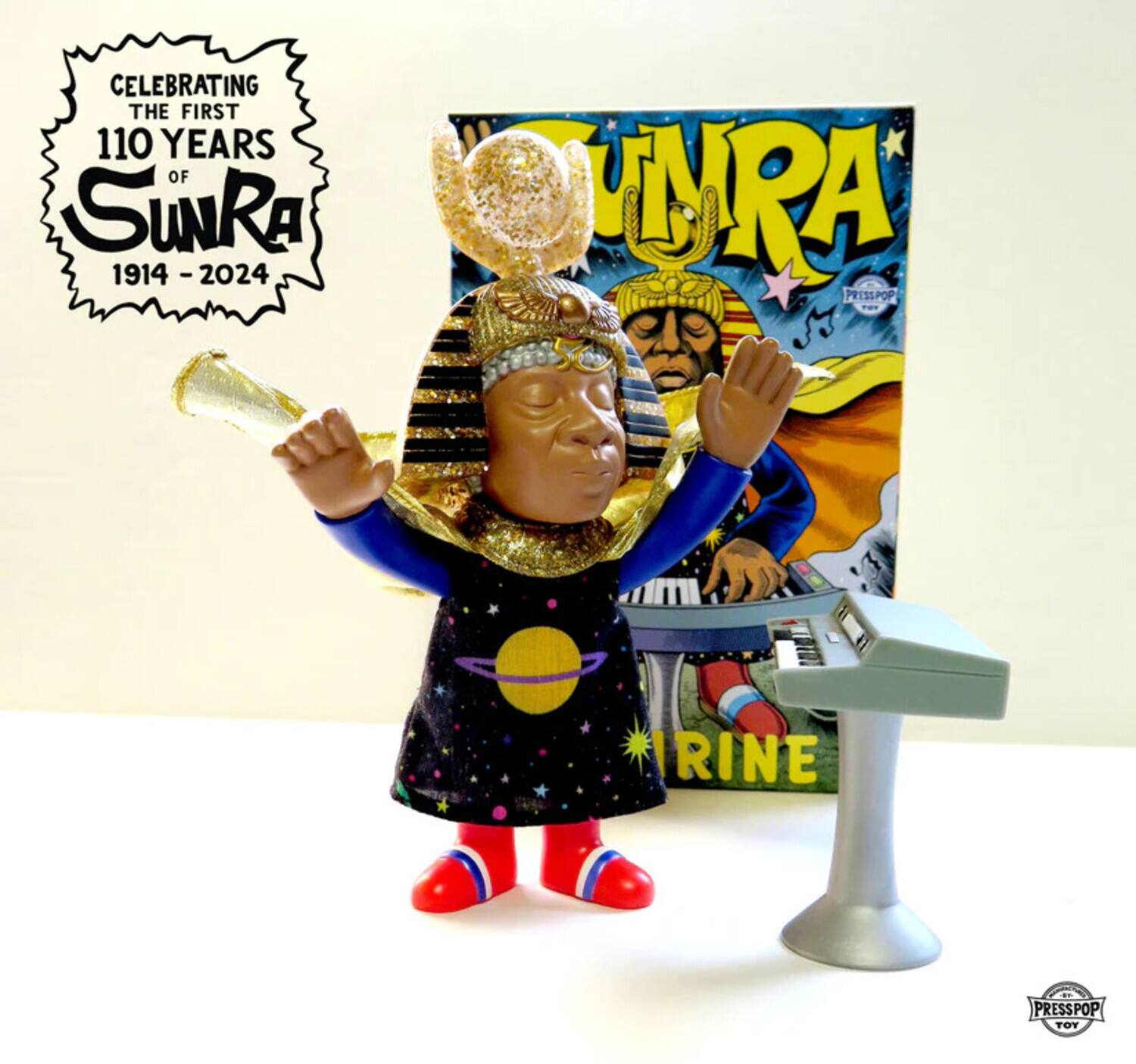 CELEBRATING THE FIRST 110 YEARS OF SUNRA  
1914 - 2024  

SUNRA  
PRESSPOP TOY  

SUNRA  
PRESSPOP TOY