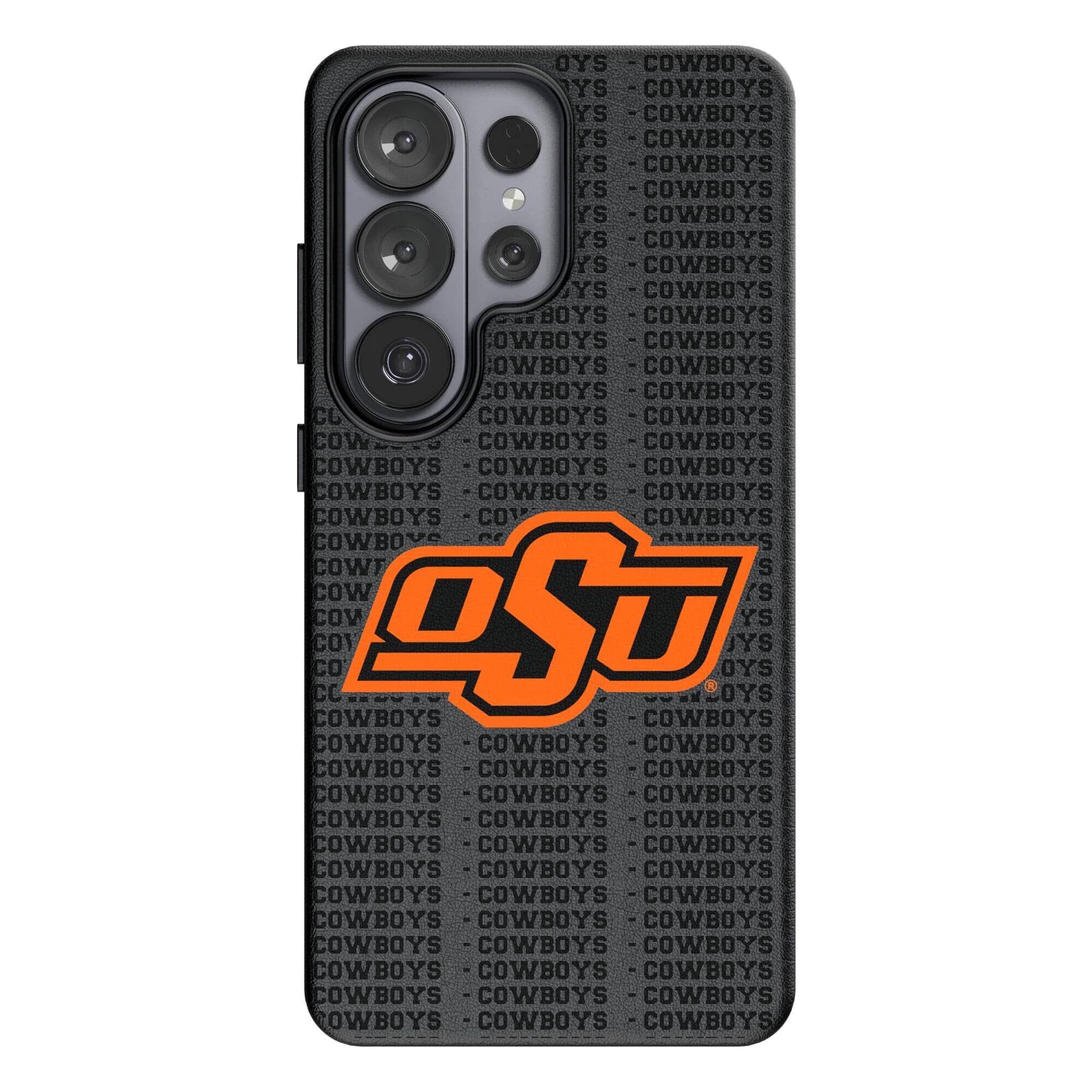 Keyscaper - NCAA - Oklahoma State Cowboys Text Backdrop Galaxy Magnetic Bump Case - S24 Plus - Black price history on PriceWatchPro