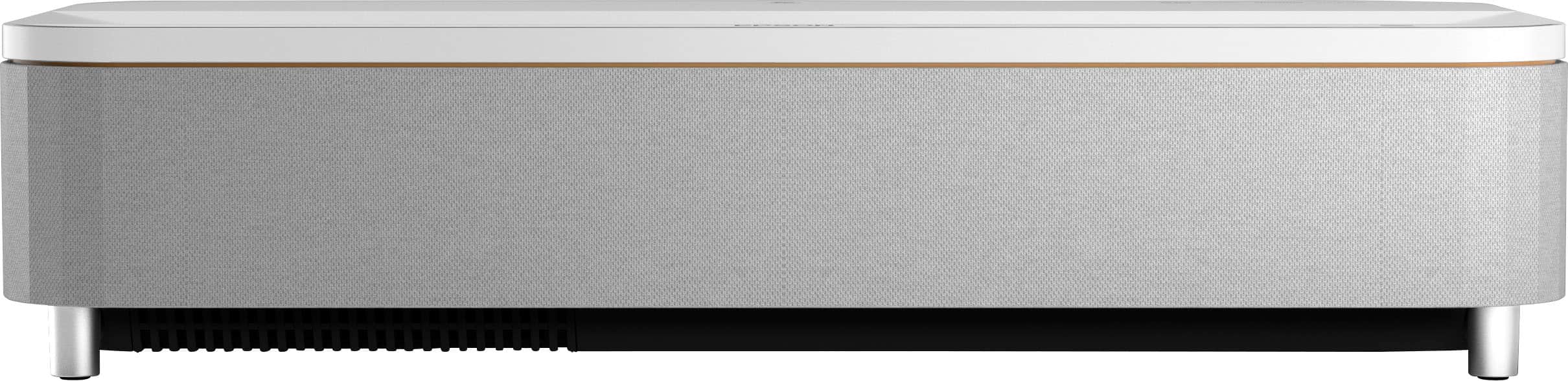 Epson - QS100 4K PRO-UHD HDR 4,500 Lumen 3LCD Ultra Short Throw Laser Projector - White - Front_Zoom