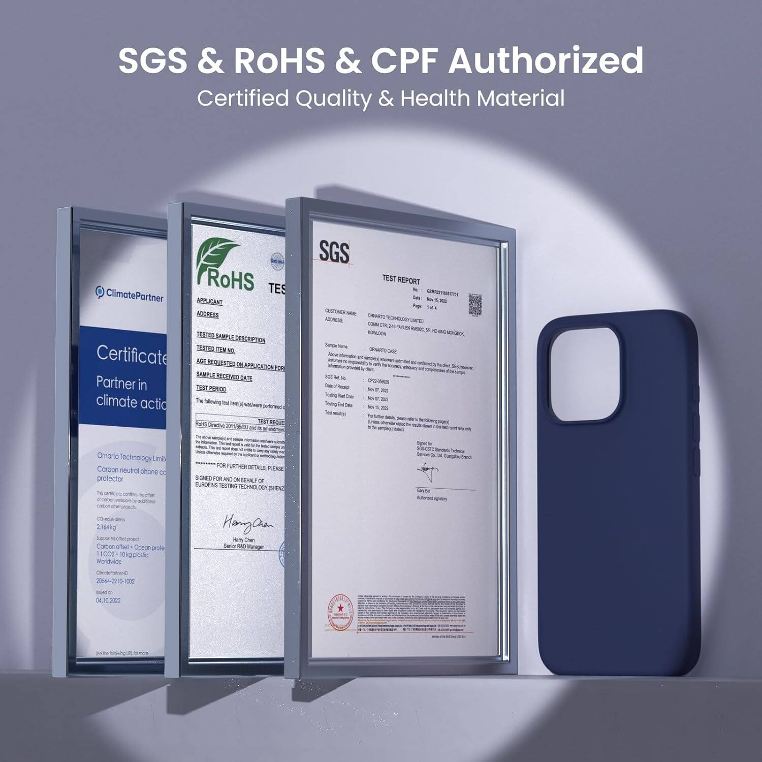 SGS & ROHS & CPF Authorized Certified Quality & Health Material

ClimatePartner Certificate Partner in climate action

RoHS TEST APPLICANT ADDRESS DESCRIPTION TESTED ITEM NO. REMARKS

Carbon neutral phone protector

Onnato Technology Limited

2.164kg

Carbon neutral phone protector

11002 CO2 10 plastic

worldwide

CSA 30M42010

FOR FURTHER DETAILS PLEASE

SIGNED FOR AND BENEFIT OF

HanChun

Serer e

Spurs Kson

04.10.2022

SGS TEST REPORT

TEST PERIOD

TEST RESULT

Sample Name

Sample Received Date

Sample Test Date

Sample Test Location

Sample Tester

Sample Tester

Sample Tester

Sample Tester

Sample Tester

Sample Tester

Sample Tester

Sample Tester

Sample Tester

Sample Tester

Sample Tester

Sample Tester

Sample Tester

Sample Tester

Sample Tester

Sample Tester

Sample Tester

Sample Tester

Sample Tester

Sample Tester

Sample Tester

Sample Tester

Sample Tester

Sample Tester

Sample Tester

Sample Tester

Sample Tester

Sample Tester

Sample Tester

Sample Tester

Sample Tester

Sample Tester

Sample Tester

Sample Tester

Sample Tester

Sample Tester

Sample Tester

Sample Tester

Sample Tester

Sample Tester

Sample Tester

Sample Tester

Sample Tester

Sample Tester

Sample Tester

Sample Tester

Sample Tester

Sample Tester

Sample Tester

Sample Tester

Sample Tester

Sample Tester

Sample Tester

Sample Tester

Sample Tester

Sample Tester

Sample Tester

Sample Tester

Sample Tester

Sample Tester

Sample Tester