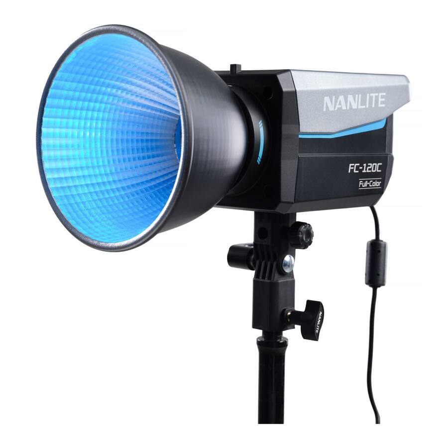 NANLITE FC120C RGB LED Spotlight 120W Full Color RGBW with App Control ...