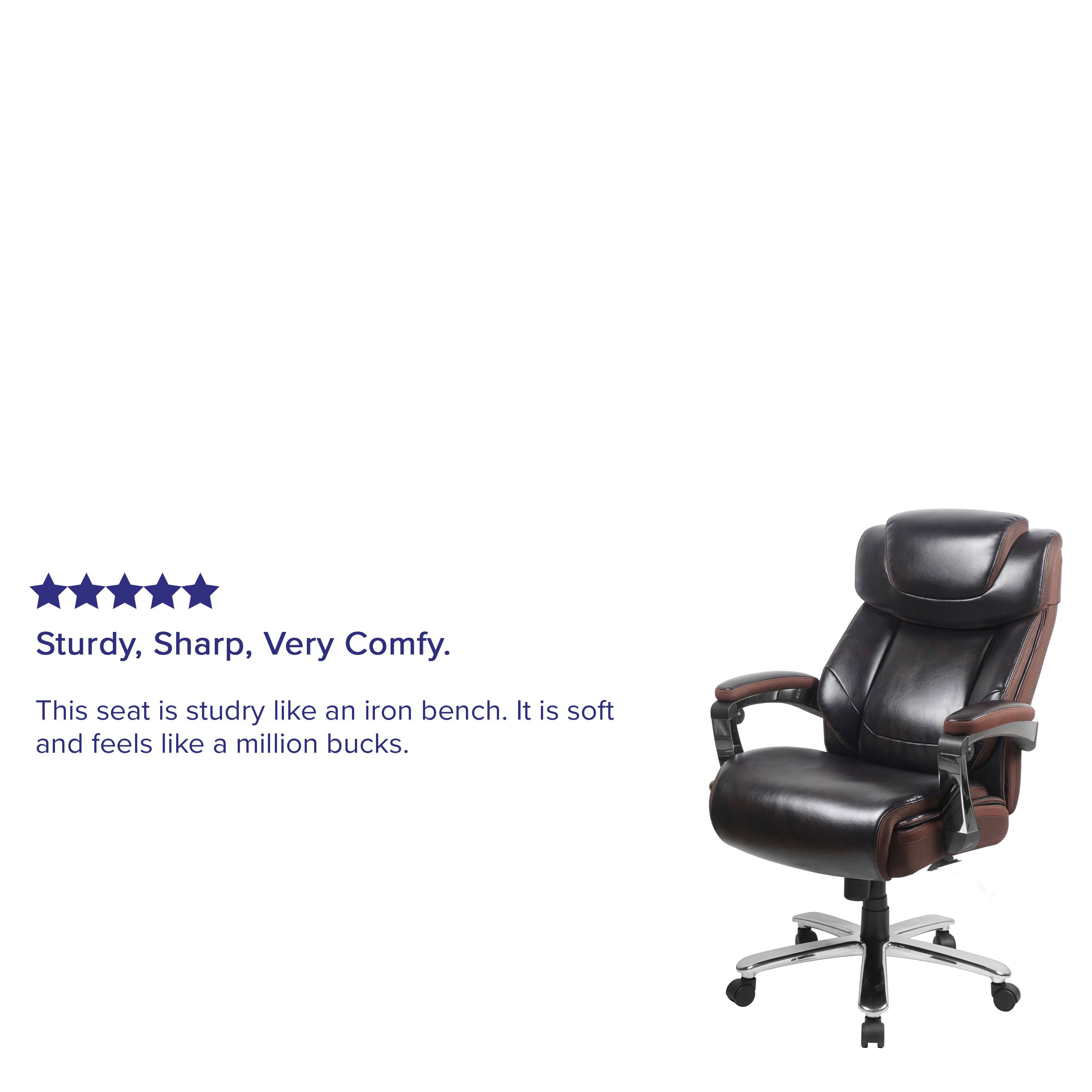 Sturdy, Sharp, Very Comfy.  
This seat is sturdy like an iron bench. It is soft and feels like a million bucks.