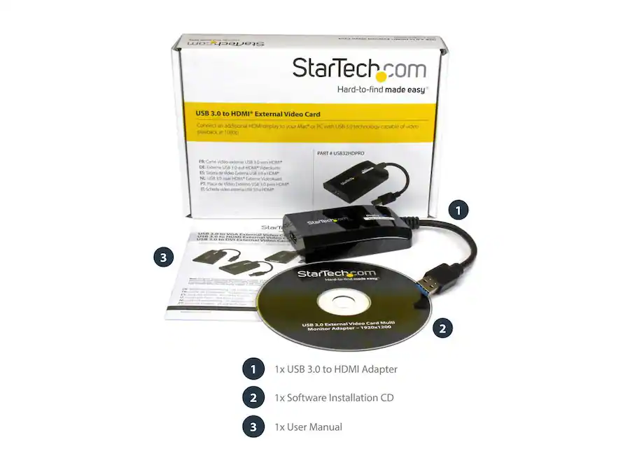 Startech Displaylink Driver StarTech.com USB32HDPRO USB 3.0 to HDMI DisplayLink Certified Video ...