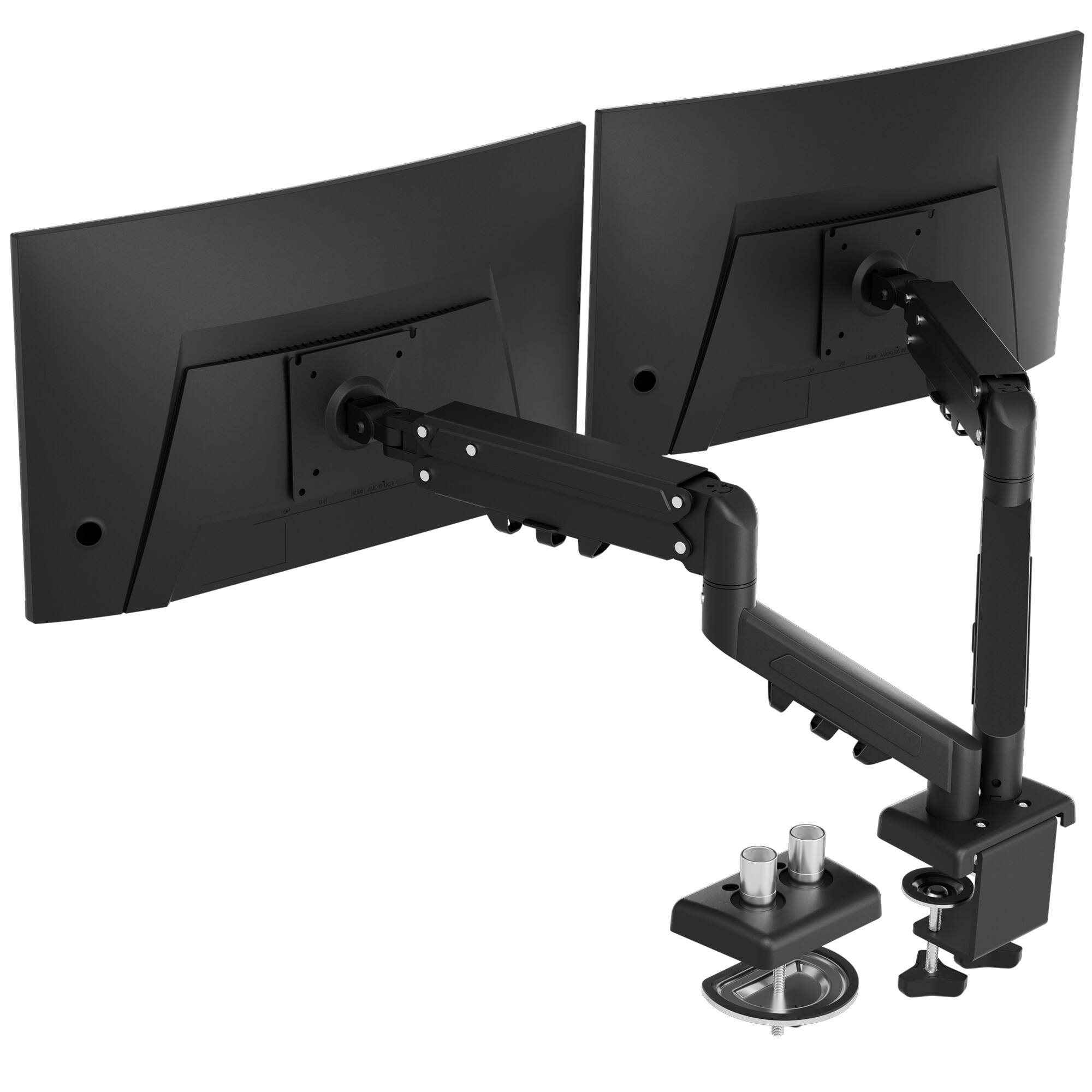 Angle. FlexiSpot - MA1 Adjustable Dual Monitor Arm for 17"-32" Monitors - Black.