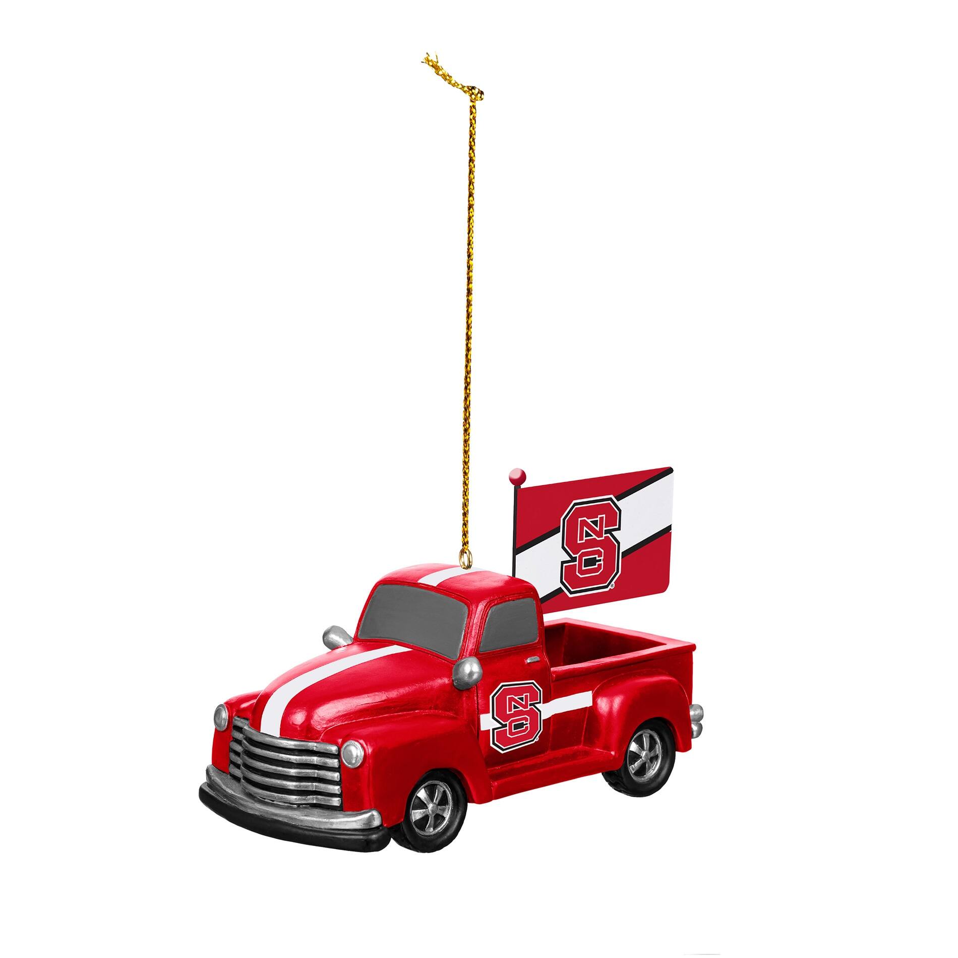 Evergreen Enterprises - NC State Wolfpack 3" Rally Truck Two-Piece Ornament Set - Multicolor