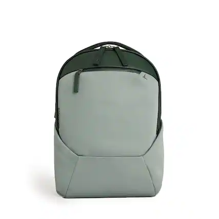 Front. Troubadour - Apex Compact Laptop Backpack 4.0 - Green Smoke.