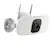Back. Lorex - 2K Floodlight Wi-Fi Security Camera (with App Controlled Horizontal Pan) - White.