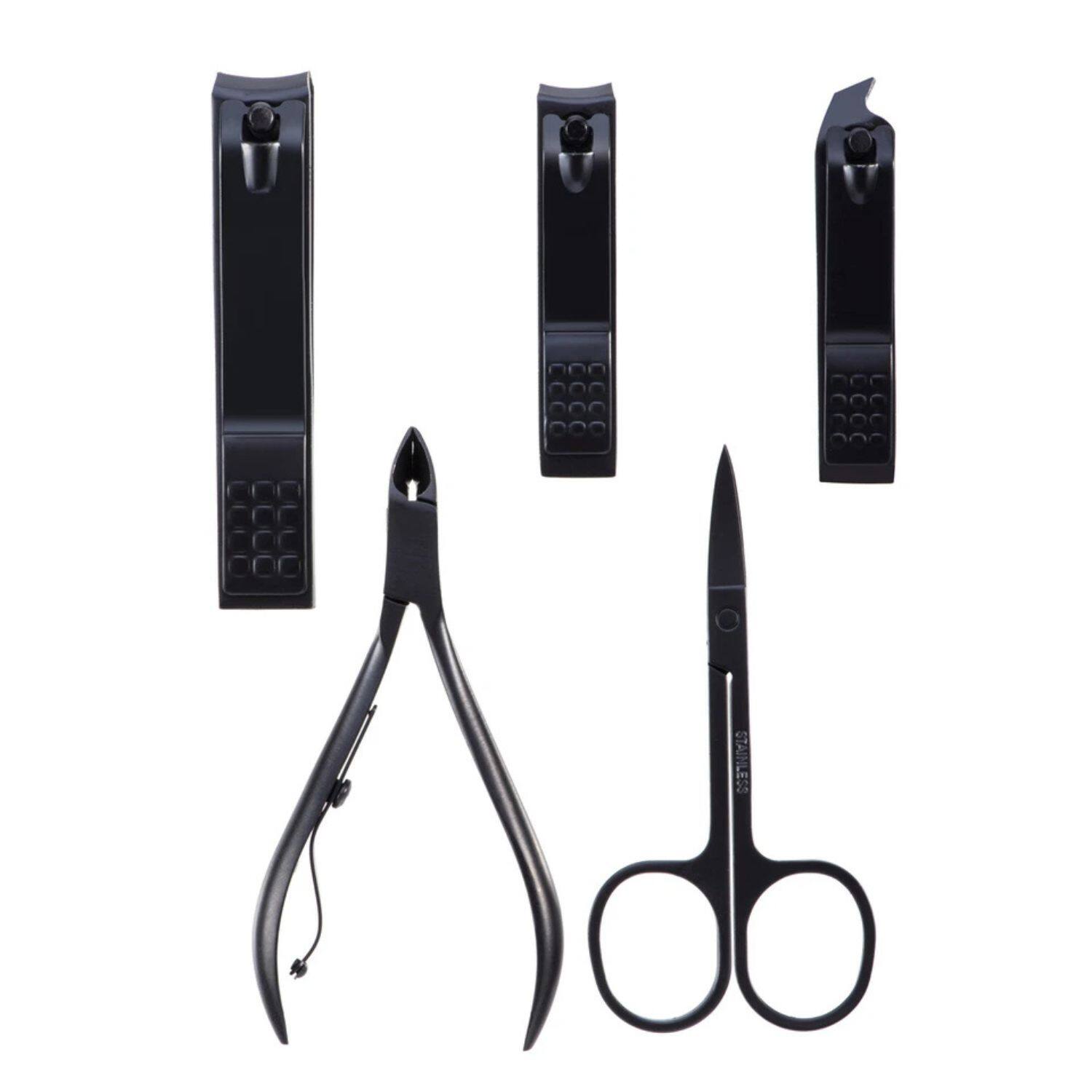 Angle. Home Collection - 15pcs Manicure Pedicure Set Nail Clippers & Callus Remover Kit for Hand & Foot Care.