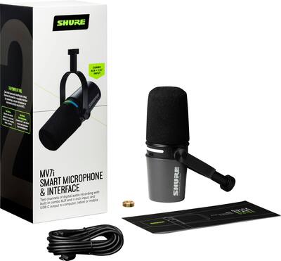 Shure MV7i Smart Microphone Black MV7i - Best Buy