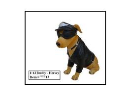 Biker's Dog "Buddy Hersey" Figure For 1:12 Models by American Diorama - Multi