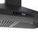 Alt View 5. COSMO - COS-63175S-BK 30 in. Vista Collection 380 CFM Ducted Wall Mount Range Hood, Touch Controls, LED Lights - Matte Black.