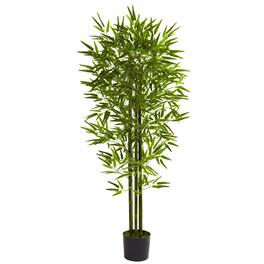 BreeBe - 5' Bamboo Tree UV Resistant x 3 w/880 Lvs (Indoor/Outdoor) - Green