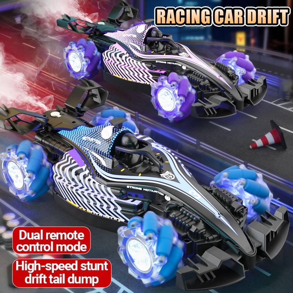 RACING CAR DRIFT

Dual remote control mode
High-speed stunt drift tail dump