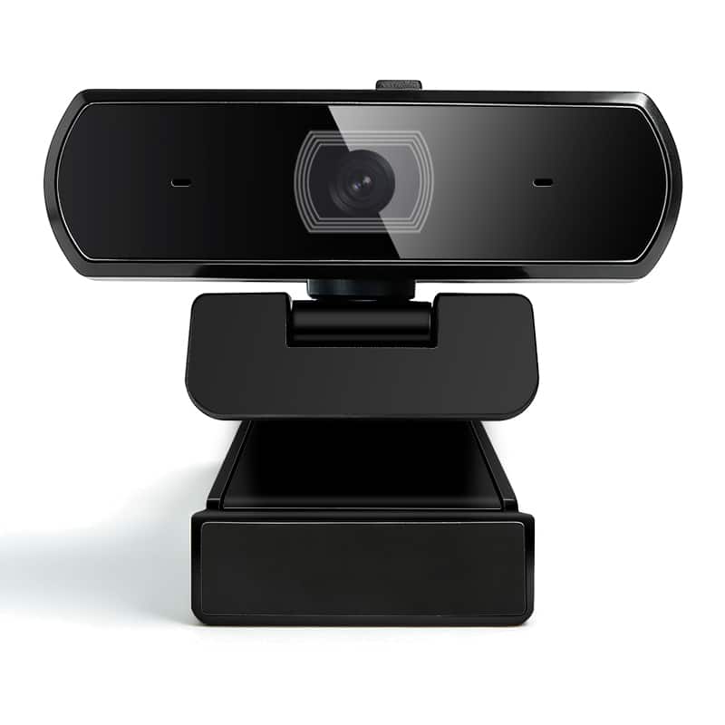 Cluzine - 4K CMOS Webcam Dual Mic Auto Focus USB Plug & Play for PC Mac Conference