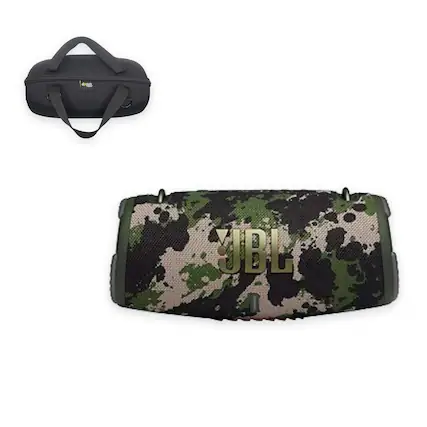 Front. JBL - Xtreme 3 Portable Bluetooth Speaker with Camo Case - Camo.