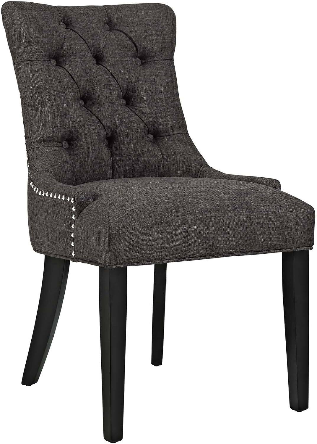 Alt View 1. Modway - Regent Tufted Fabric Dining Chair by Modway - Brown.