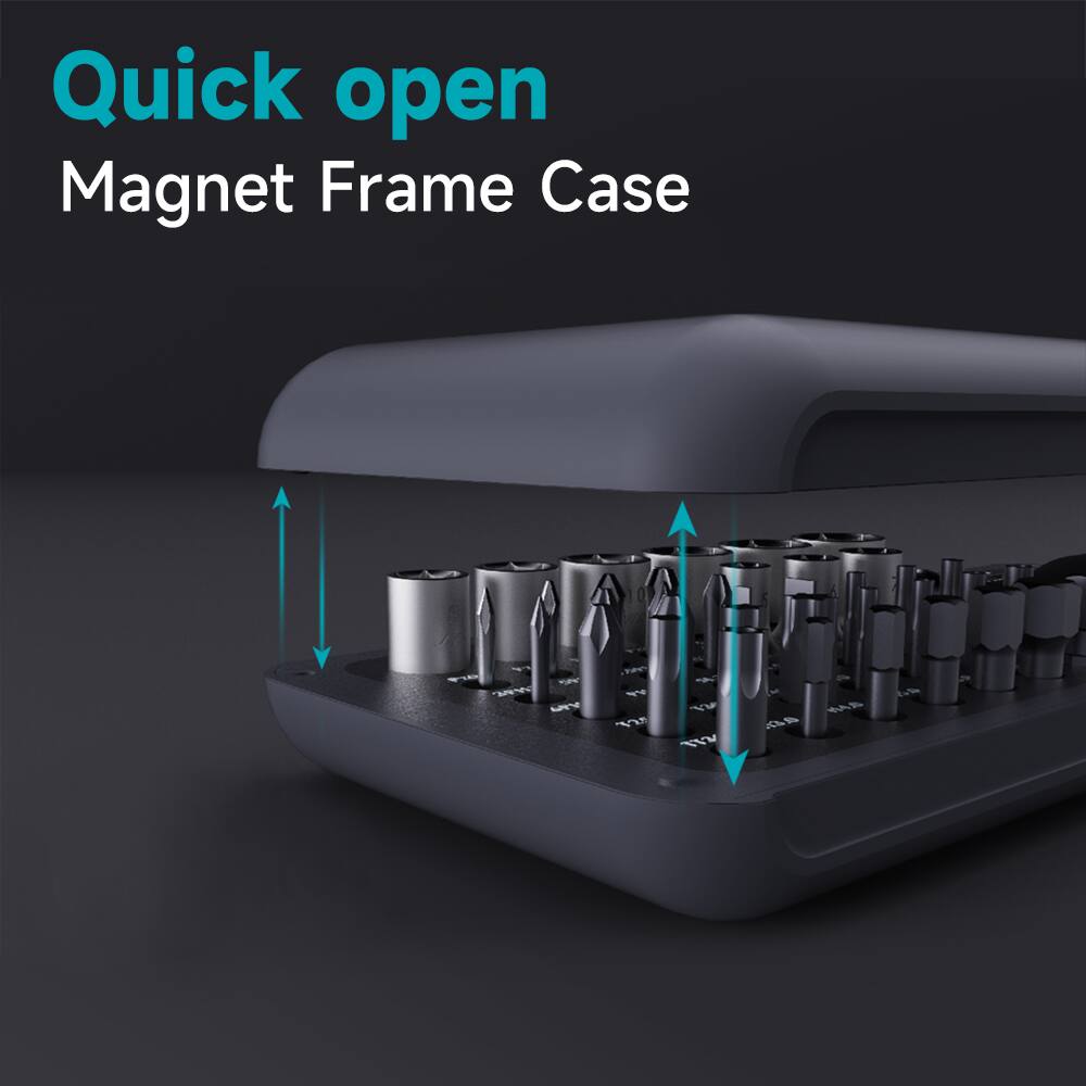 Quick open  
Magnet Frame Case