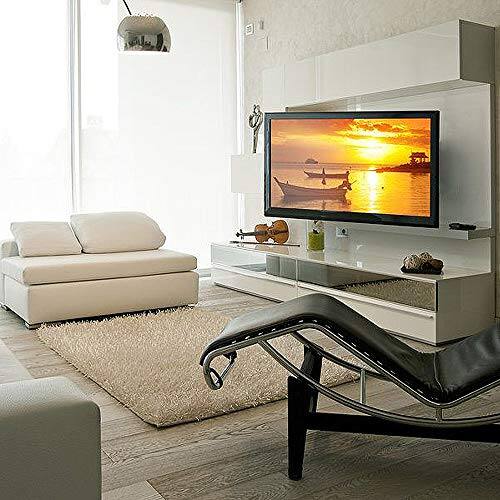 Left. ELG - ELG A02V6N Full Motion TV Wall Mount with VESA 600x400mm Tilt and Swivel for 32 to 86 inch TVs - Black.