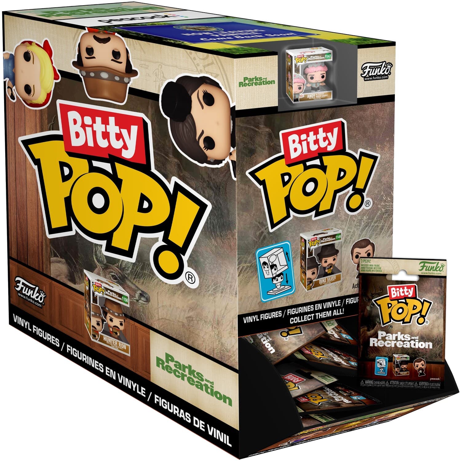 FUNKO Bitty POP! Singles: Parks and Recreation (One Random Bitty Pop! Per Purchase) - COLLECTABLES - Multicolor