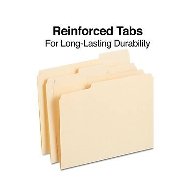 Reinforced Tabs  
For Long-Lasting Durability