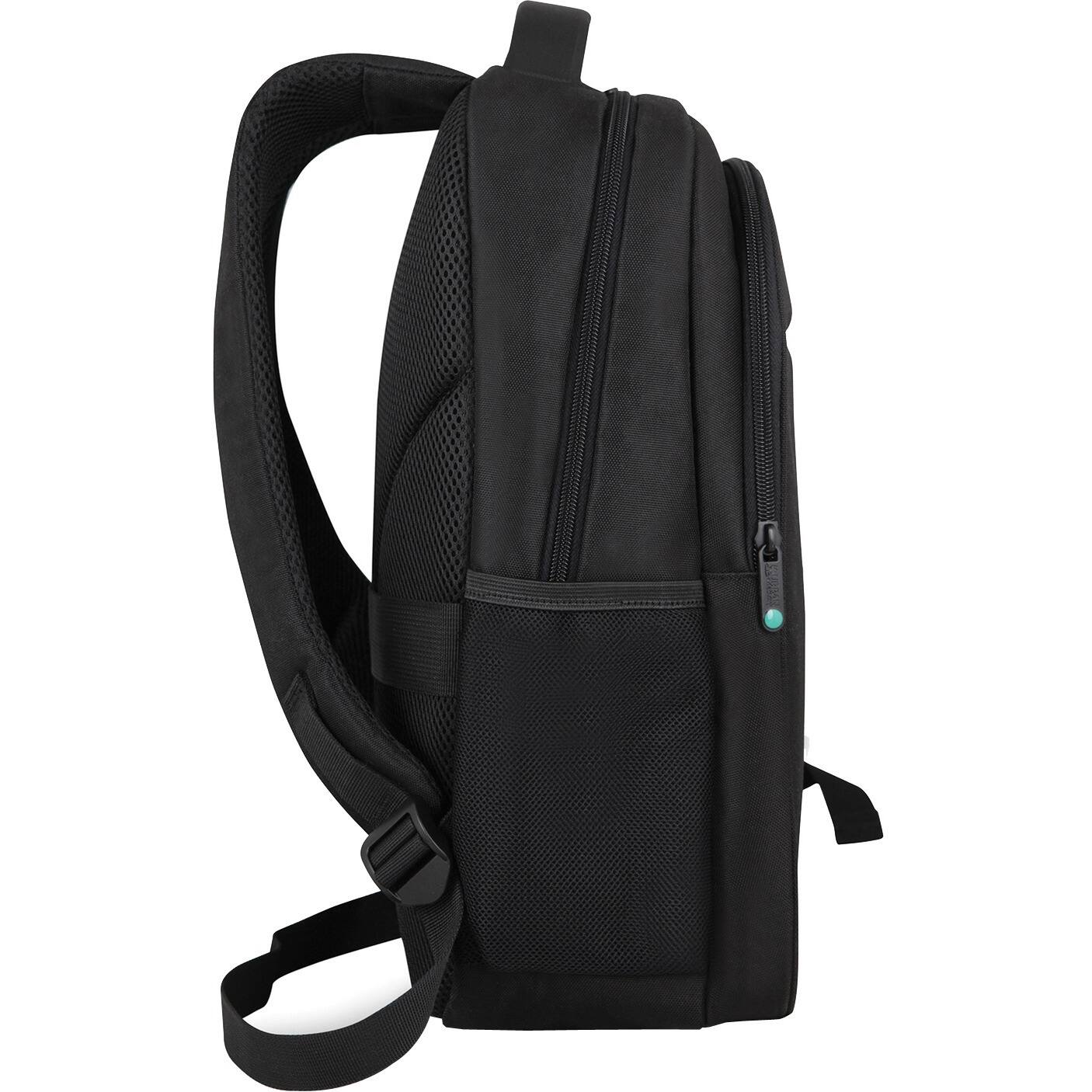 Alt View 2. Urban Factory - Urban Factory DAILEE Carrying Case (Backpack) for 17.3" Notebook - Black - Water Resistant - Nylon Body - Shoulder - Black.