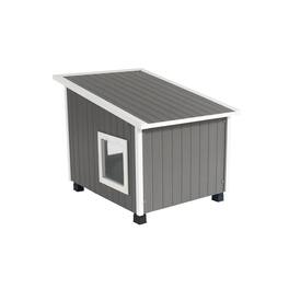 New Age Pet - ECOFLEX Outdoor Cat House, XL - Gray