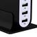 Alt View 1. Trexonic - Trexonic 7.1 Amps 5 Port Universal USB Compact Charging Station in Black Finish - Black.