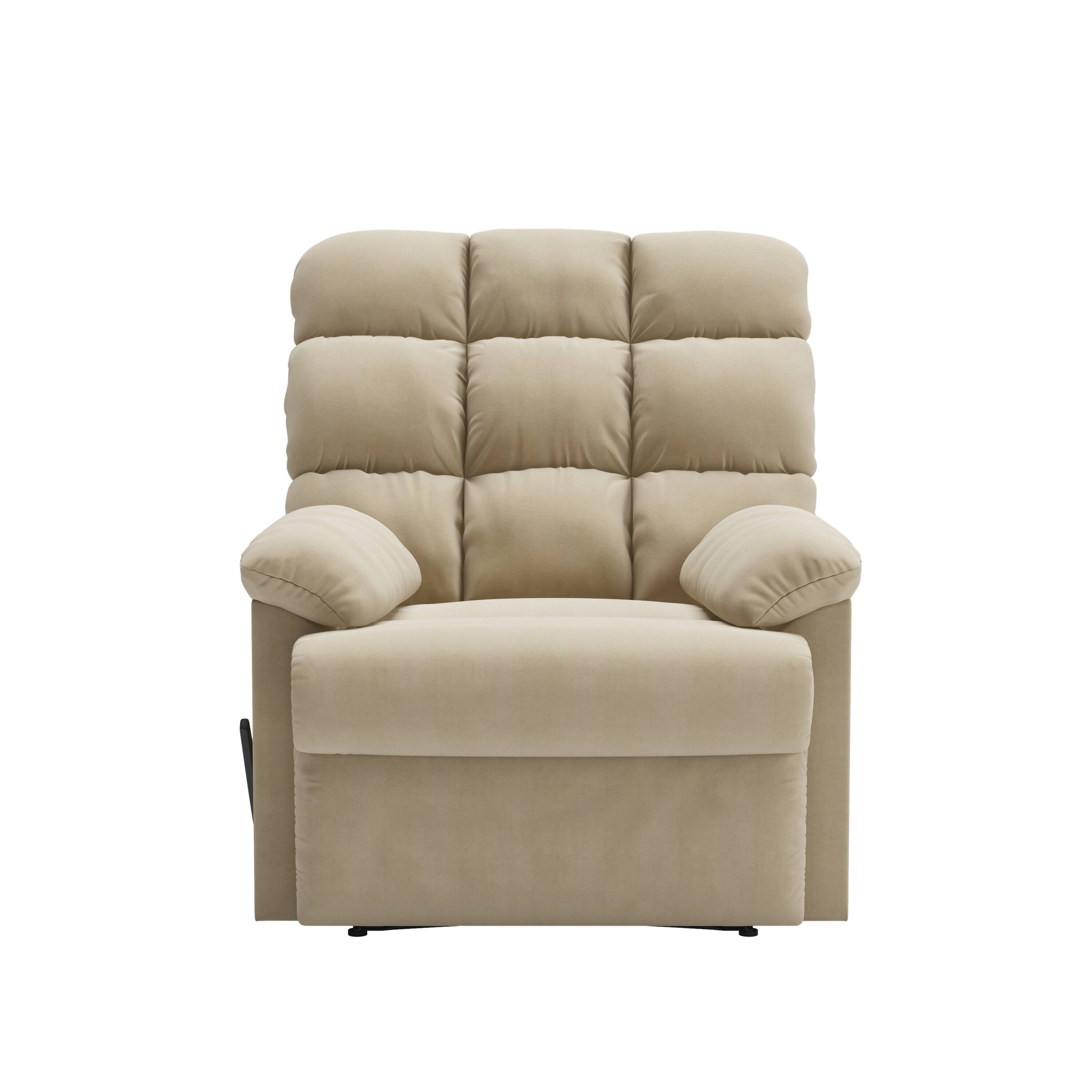 Left. TinyHomie - The Granada Recliner In Khaki - khaki.