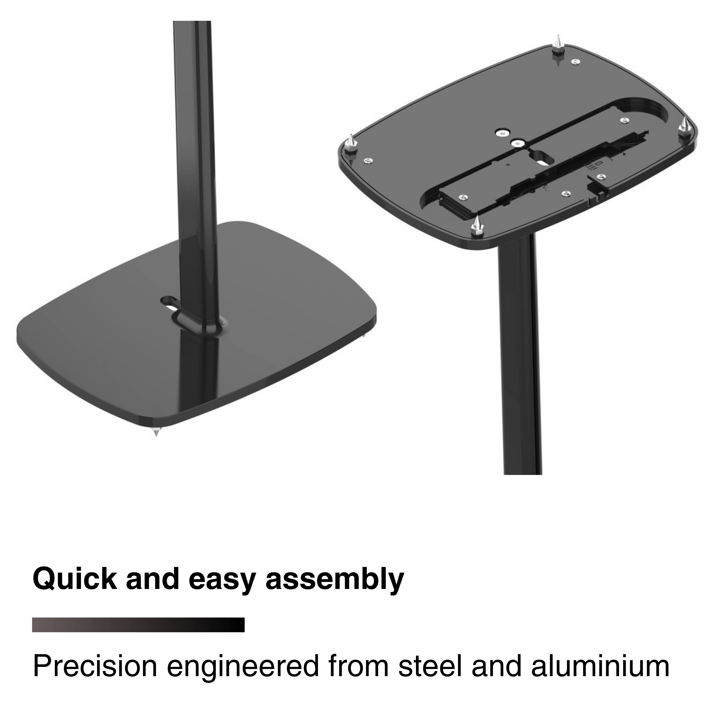 Quick and easy assembly  
Precision engineered from steel and aluminium