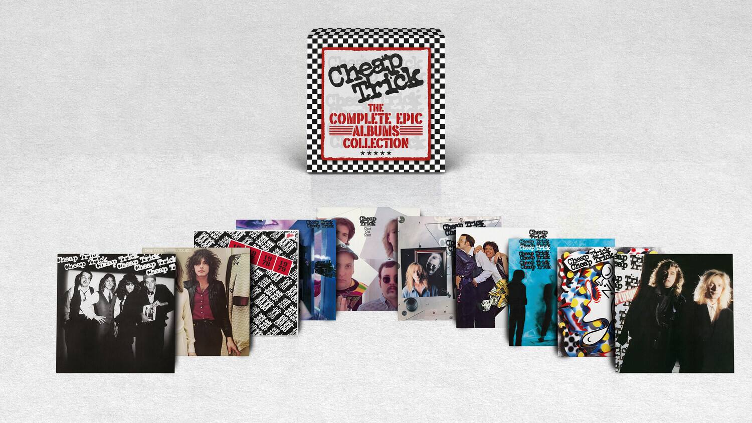 Cheap Trick - Complete Epic Albums Collection - Limited 14LP Boxset on 180-Gram Crystal Clear Vinyl  - VINYL LP