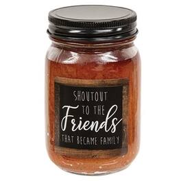 BreeBe - Shoutout to the Friends Buttered Maple Syrup 12oz. Pint Jar Candle - Multi