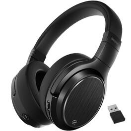 Delton - M101D Bluetooth Headphones, Wireless Over-Ear Headset for Home/Office (DBHM101D) - Black