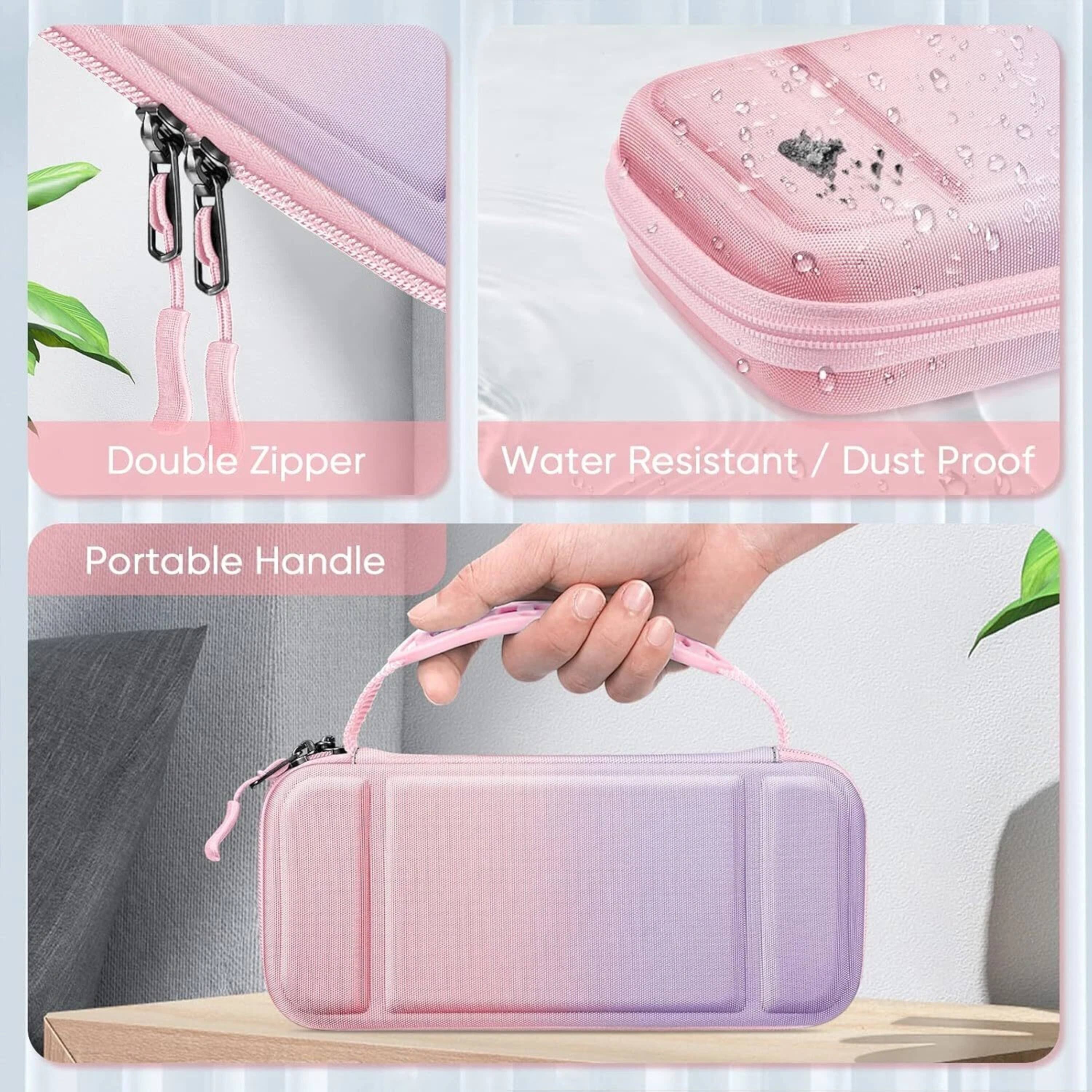Double Zipper  
Water Resistant / Dust Proof  
Portable Handle