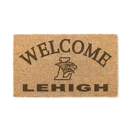 Jardine - Lehigh Mountain Hawks 18" x 34" Welcome Coir Doomat - Brown