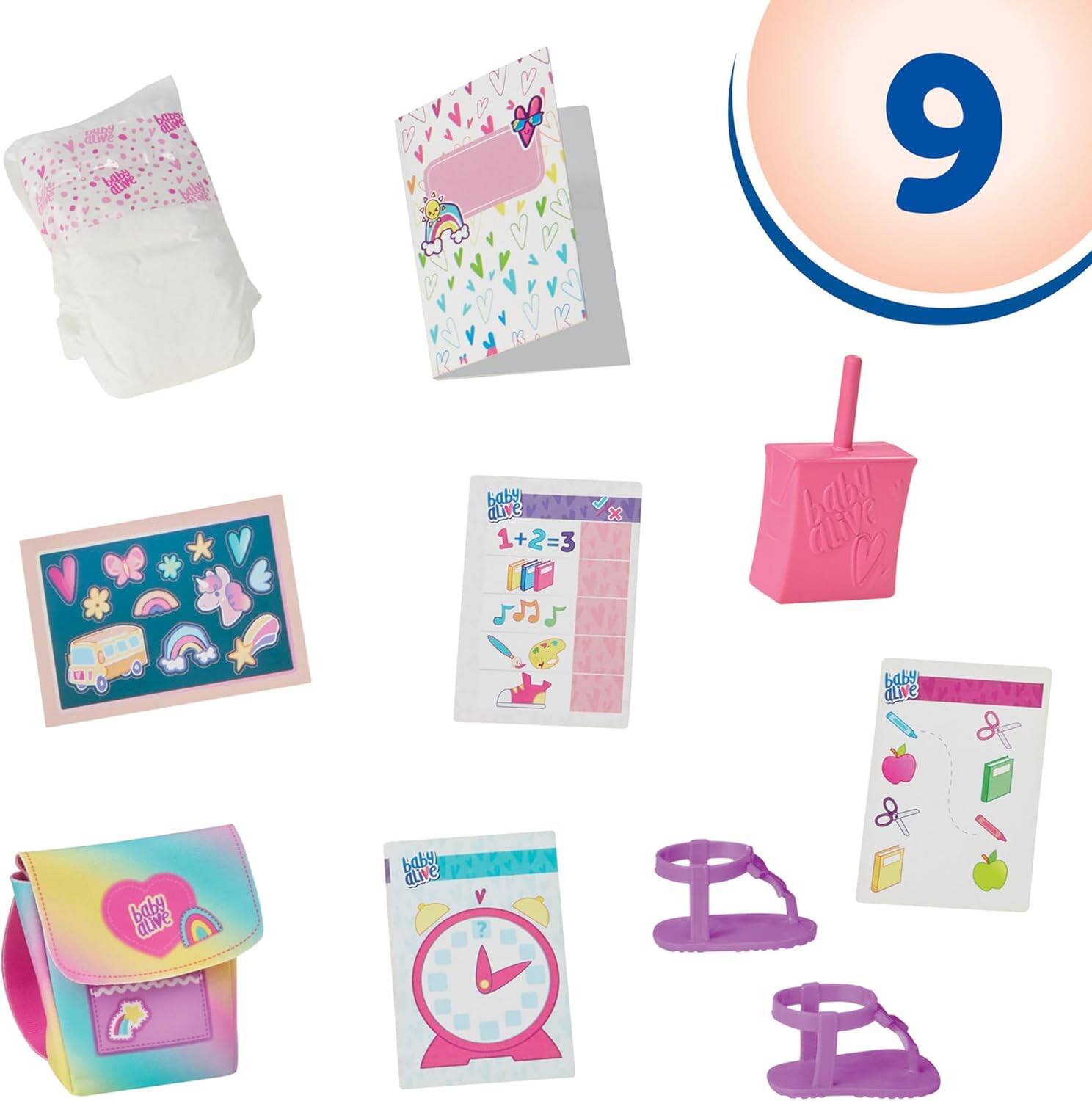 SMADer aL 9 baby alive x 1+2=3 + JJ alive C bb alive Papa alive baby alive A A