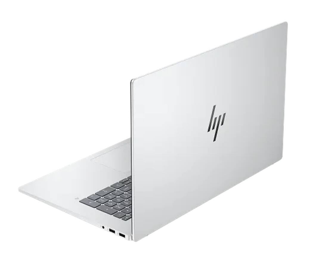 Alt View 4. HP - HP OmniBook Laptop 17.3 FHD Display (Intel Ultra 7-258V, 32GB LPDDR5X, 512GB SSD, Intel Arc 140V, Win 11 Home) - Silver.