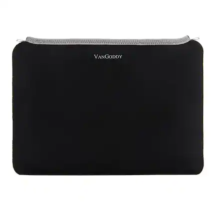 Front. Kitcheniva - Slim Neoprene Tablet Sleeve Pouch Case For 11" iPad - Black.