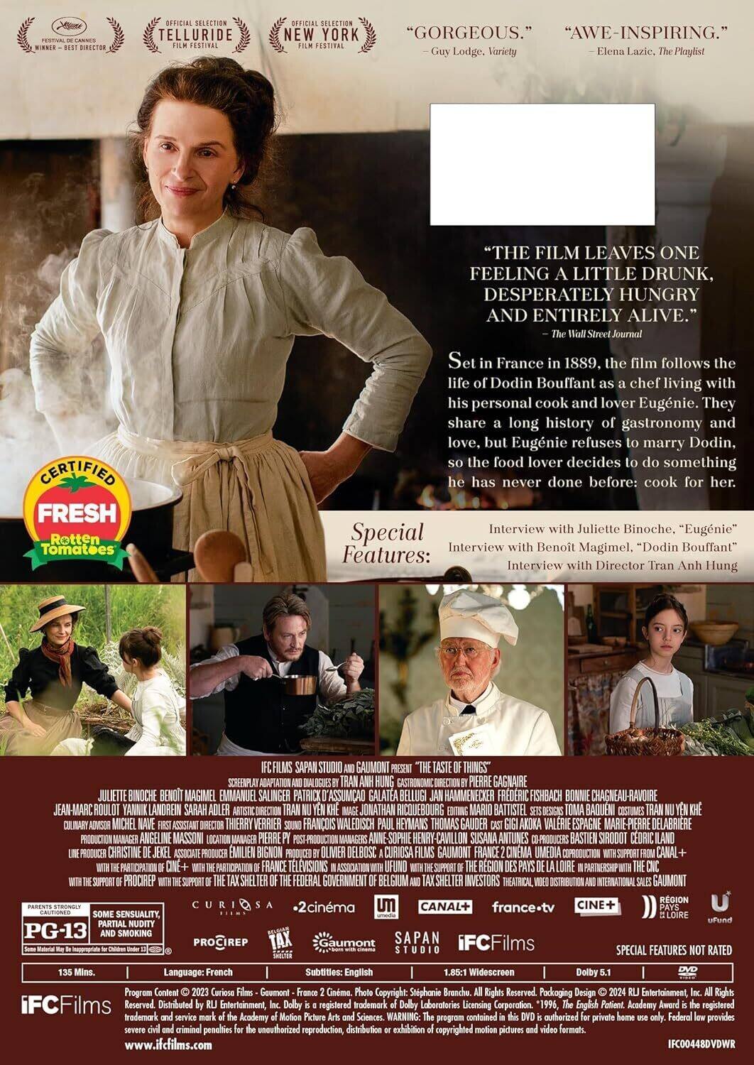 Alt View 1. The Taste of Things   - DVD.