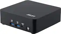 MSI - Cubi NUC AI 1UMG Mini Desktop - Intel Core Ultra 5-125H - 16GB Memory - Intel Arc Graphics - 1TB SSD - Black - Front_Zoom