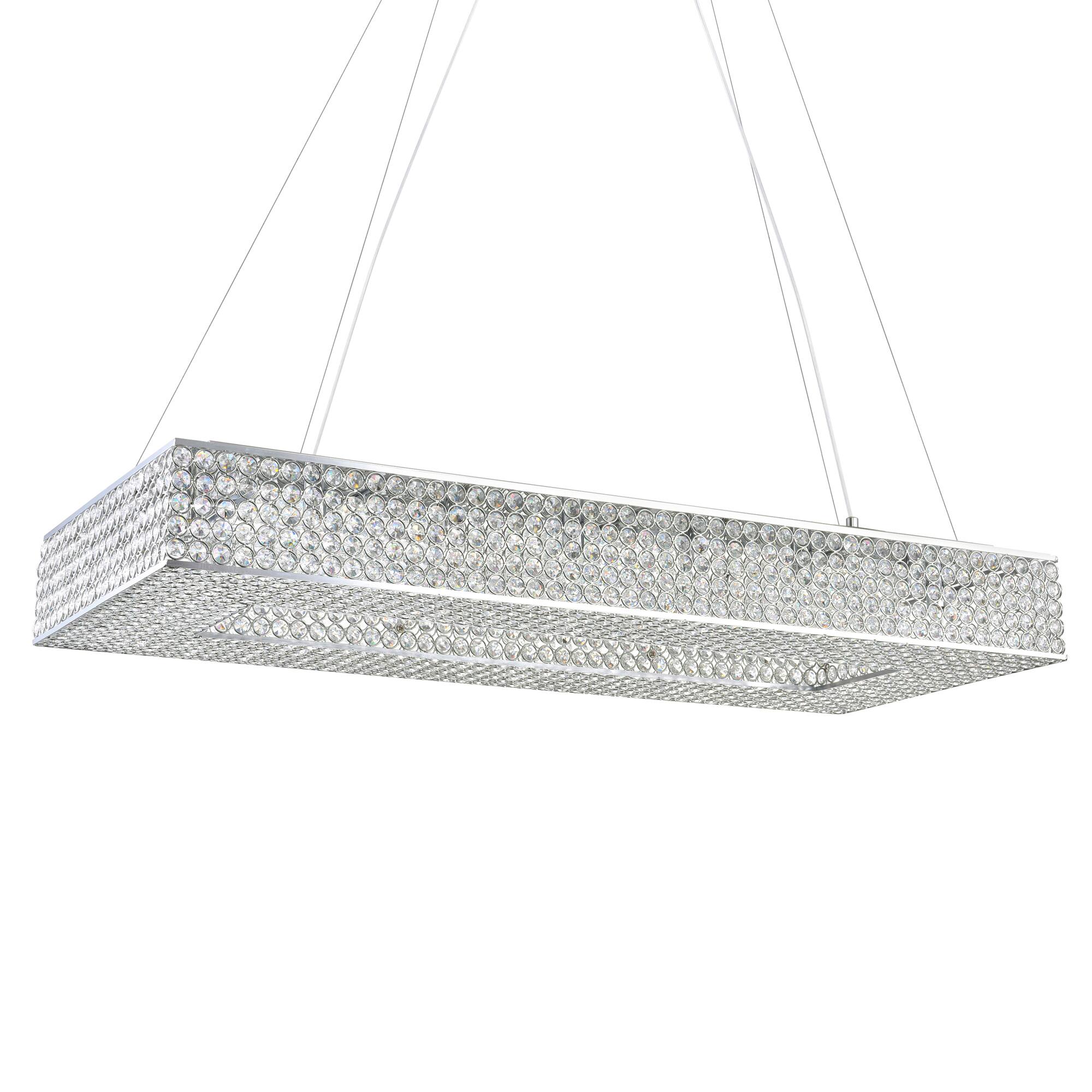 Back. CWI Lighting - Dannie 16 Light Chandelier With Chrome Finish - Chrome.
