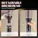 **DETACHABLE BRUSH HEAD**
Perfect for Travel & Storage
---
**ASSEMBLE**
1. Insert the barrel to the bottom.
2. Rotate the ring until the black mark aligns with LOCK.
---
**DISASSEMBLE**
1. Insert the barrel to the bottom.
2. Rotate the ring until the black mark aligns with LOCK.