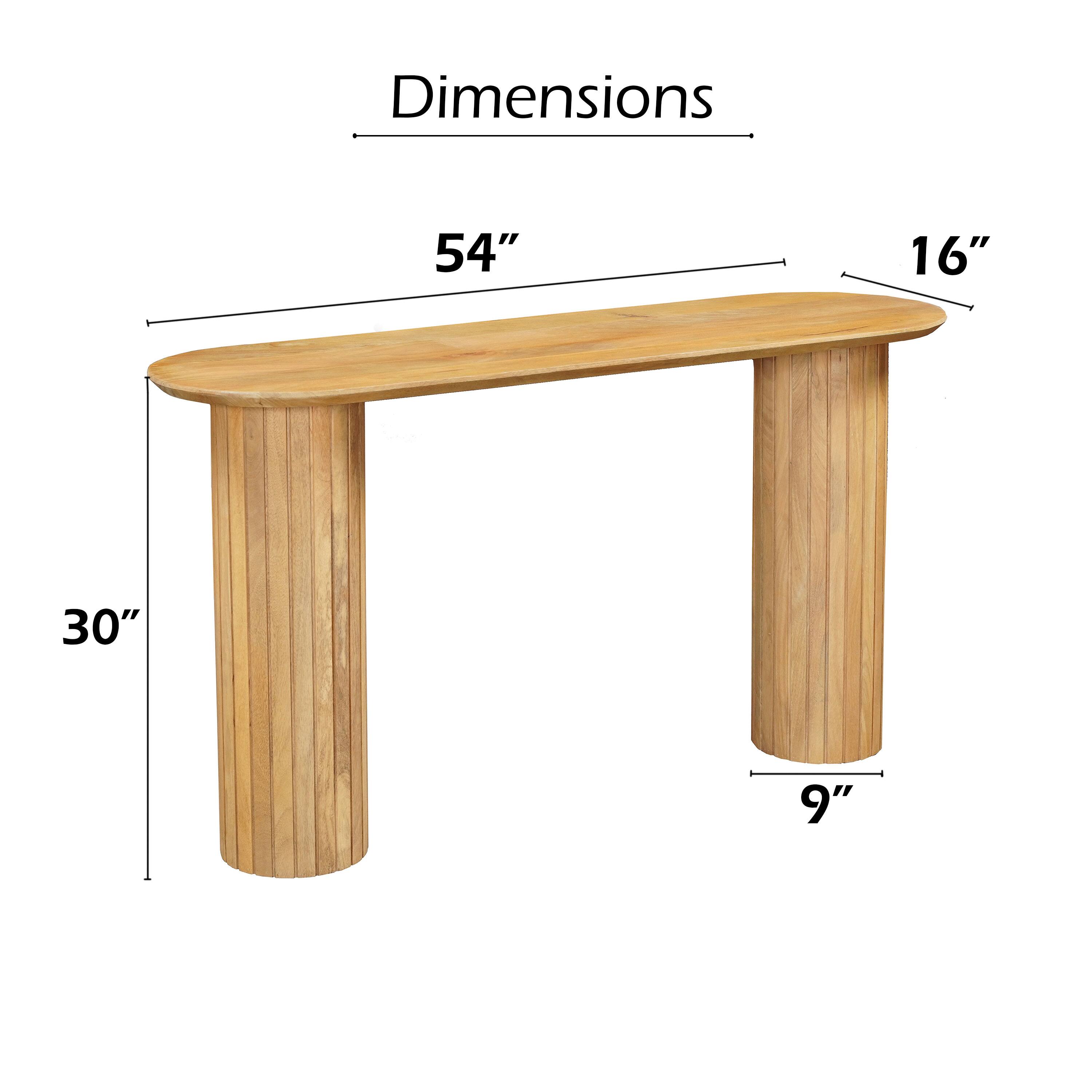 Dimensions: 54" x 16" x 30" x 9"