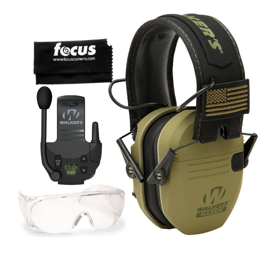 Walker Wedge Razor Walker’s Walkers Razor Walkie Talkie Bundle with Ear Muff and ...