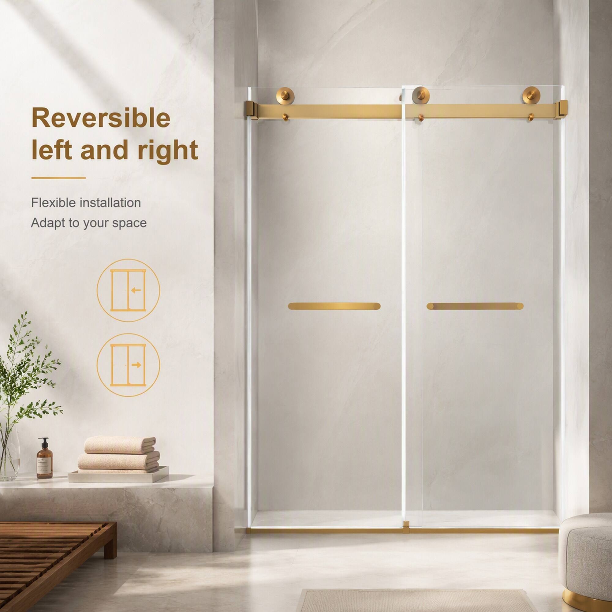 Reversible left and right  
Flexible installation  
Adapt to your space
