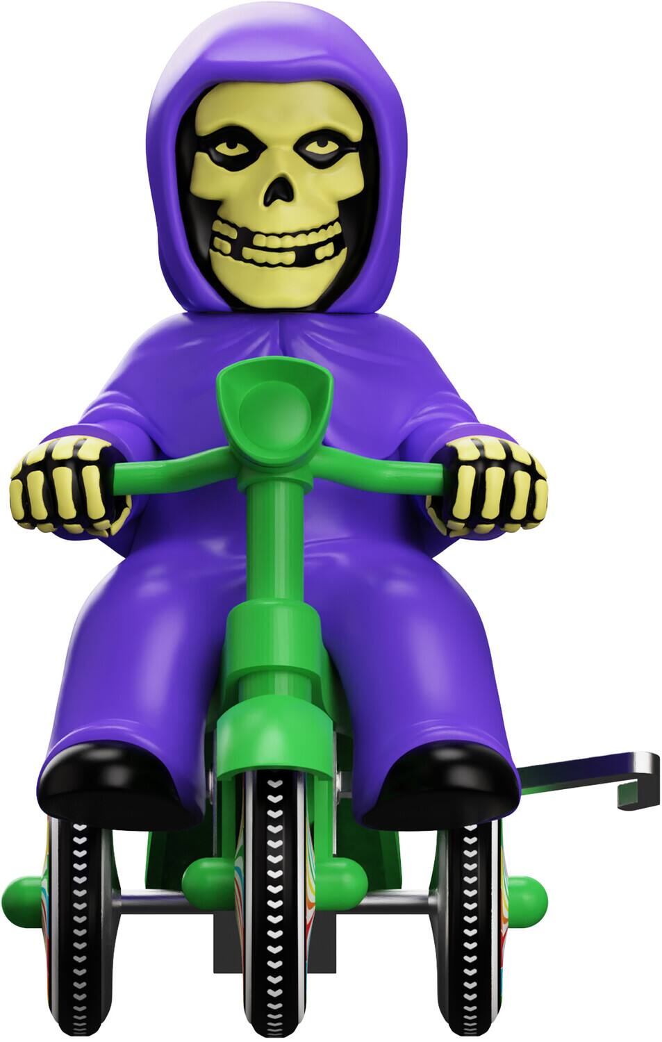 Alt View 2. Super7 - Misfits - Super7 - Misfits - Super Cycles - Fiend (Purple w/Green Trike)   - Collectibles - Multicolor.