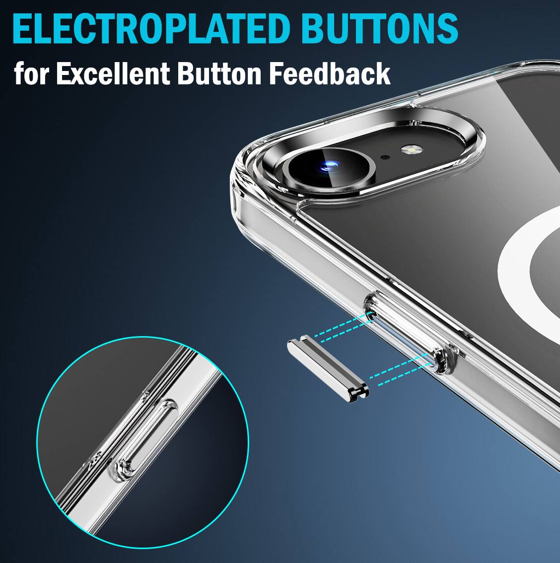 ELECTROPLATED BUTTONS for Excellent Button Feedback