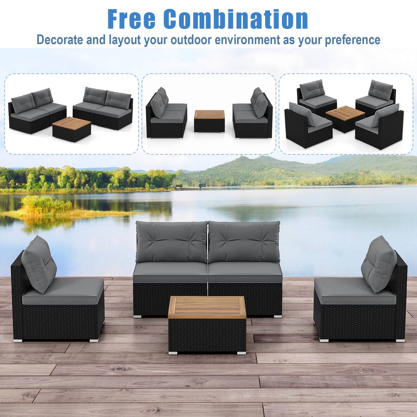 Free Combination
Decorate and layout your outdoor environment as your preference